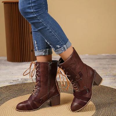 Lace up Martin boots