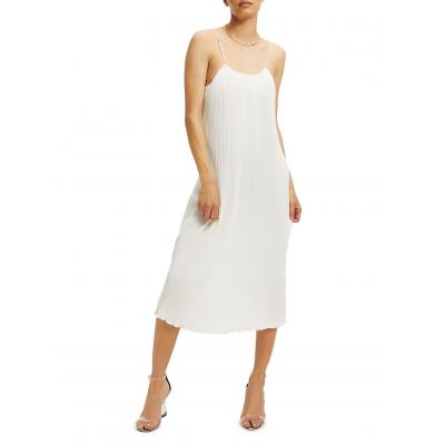 Plissé Slip Dress